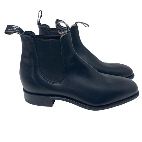 R.M. Williams Signature Craftsman Chelsea boot – black veal calf leather sz 9